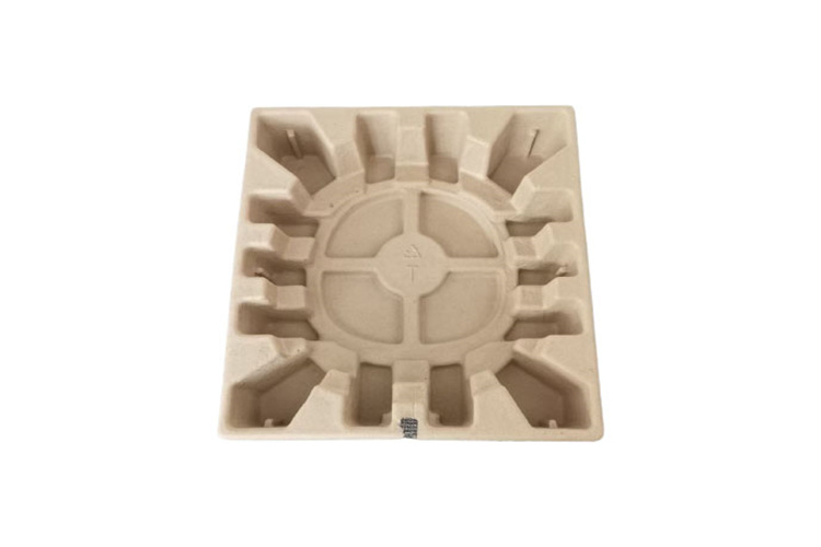 sustainable molded pulp trays protective