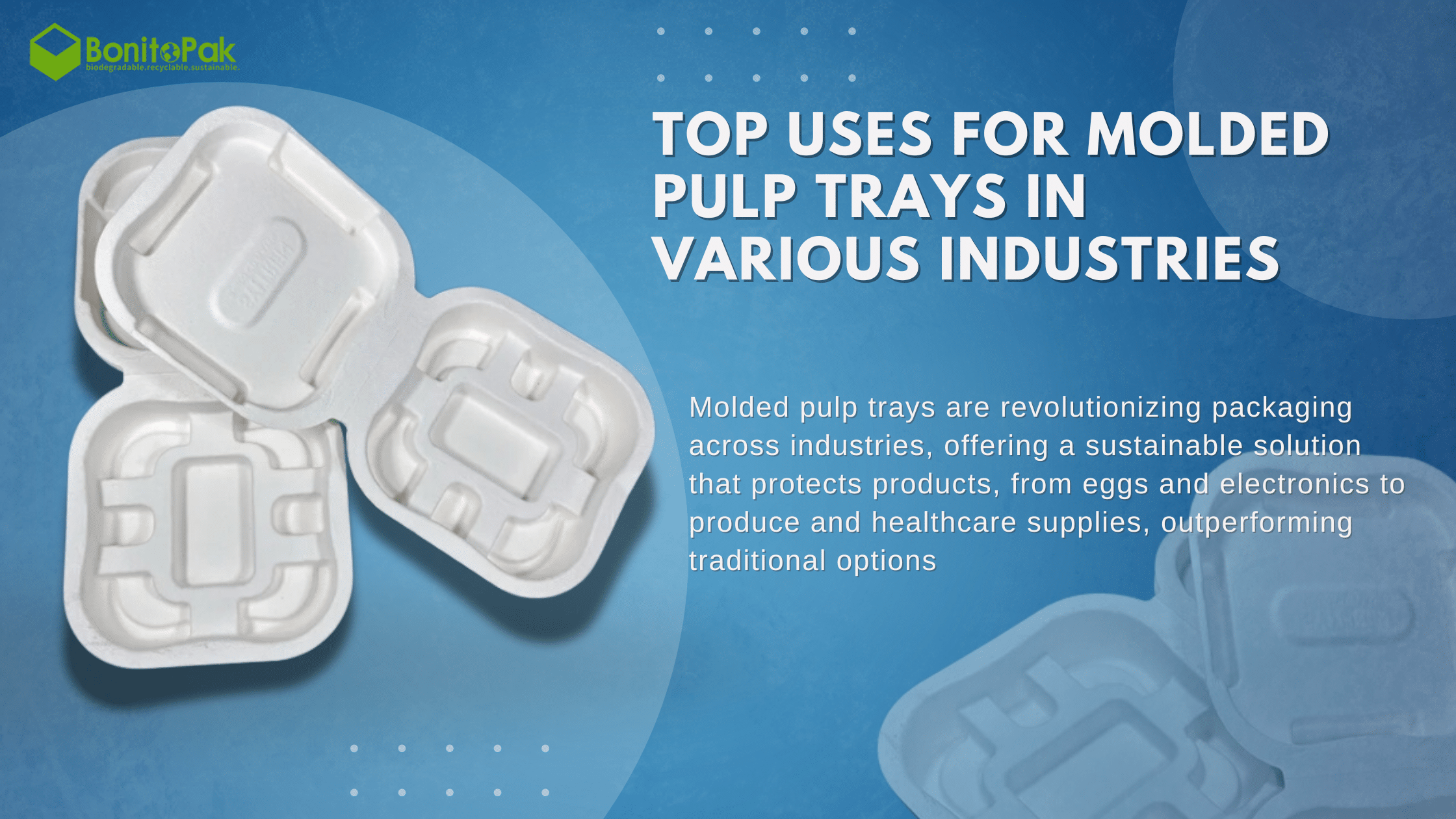 molded pulp tray