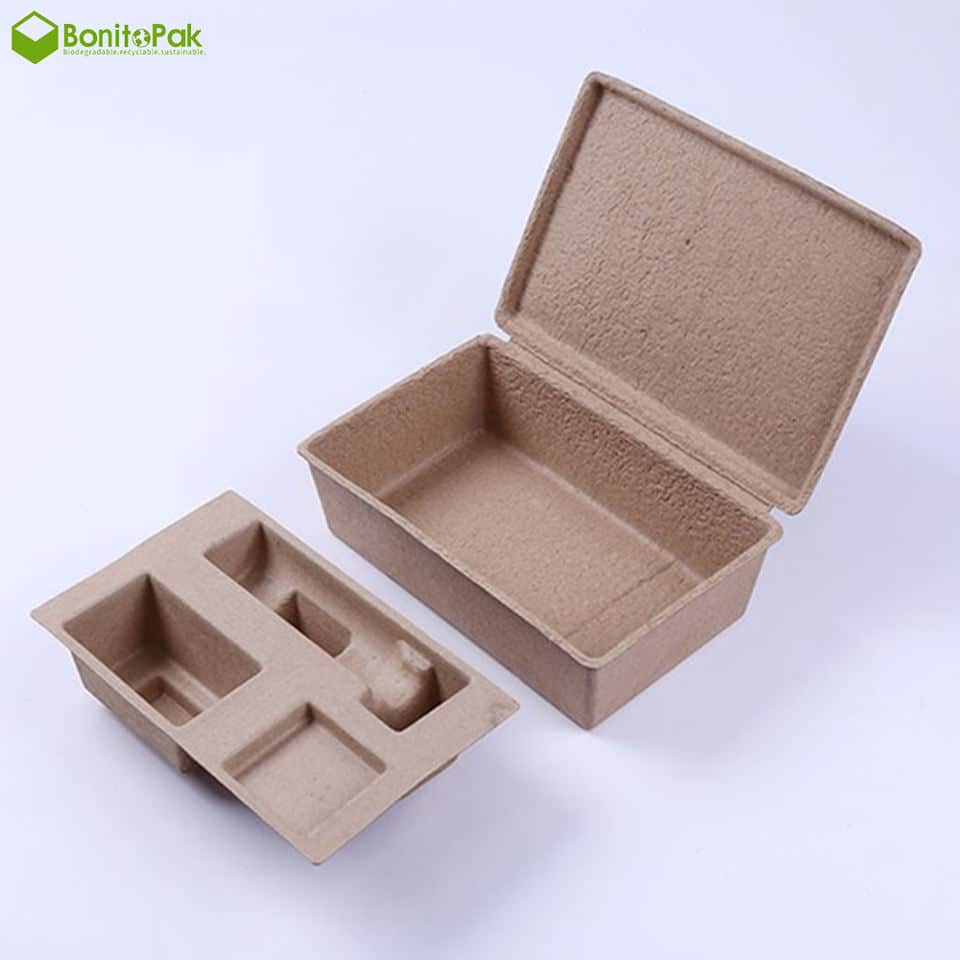 Biodegradable Molded Pulp Wax Box