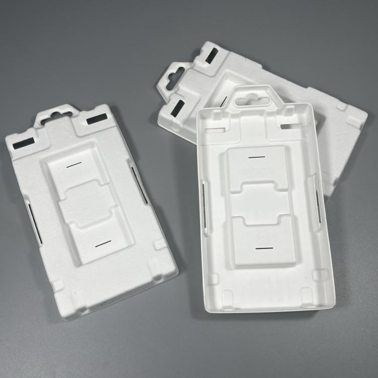 Custom Molded Pulp Electronics Phone Tray