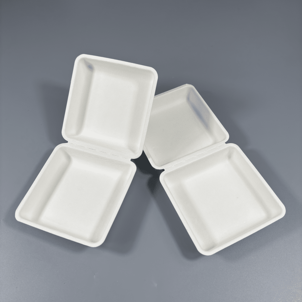 Biodegradable Sugarcane Pulp Electronics Tray
