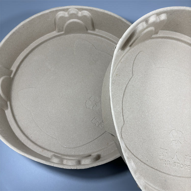 Bandeja sanitaria biodegradable para gatos hecha a medida con pasta de papel