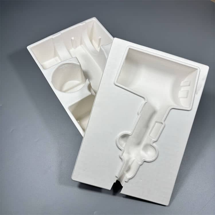 Bagasse-Formstoffeinsatz für Haartrockner