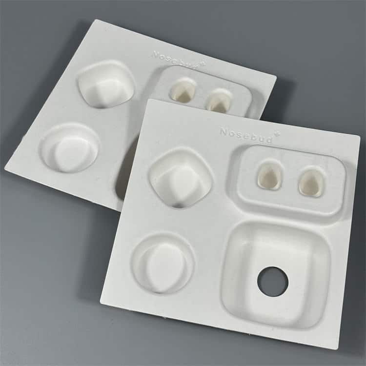 Biodegradable Molded Pulp Electronics Tray