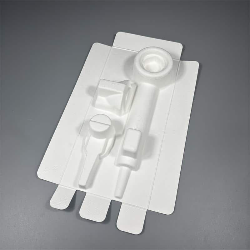 Custom Bagasse Molded Pulp Hair Dryer Insert Tray