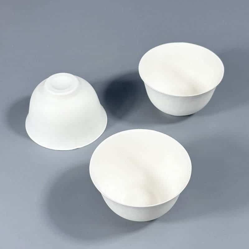 50 ml kompostierbare Bagasse-Papier-Teebecher