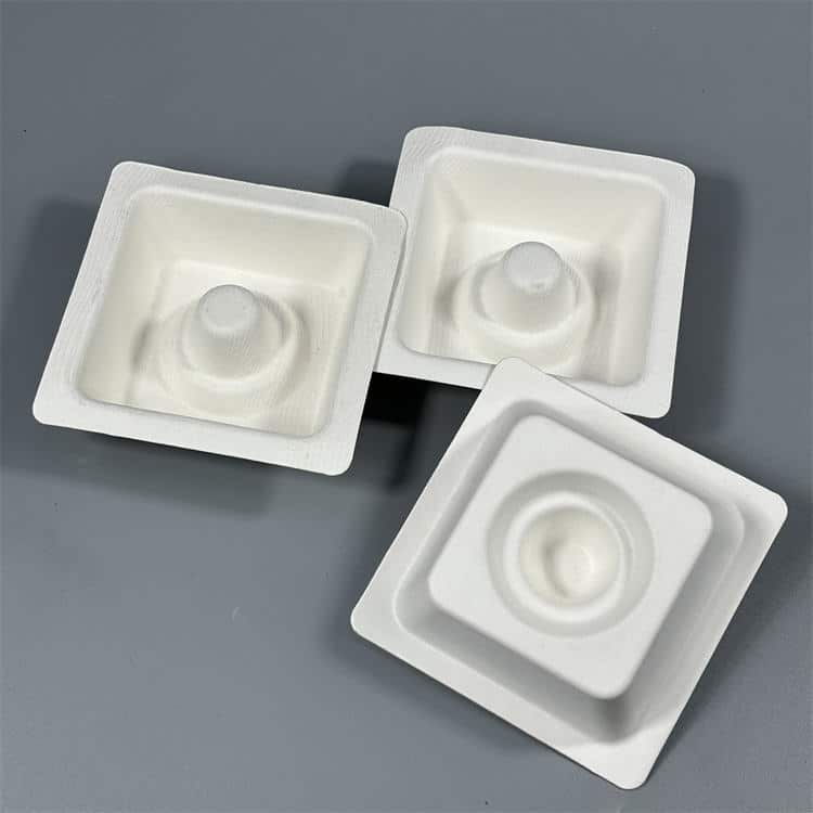 Custom Molded Pulp Wine Tray