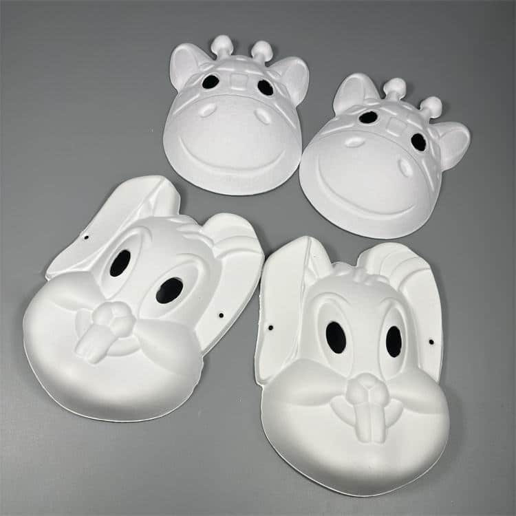 Kids Paper Pulp Painting Masks