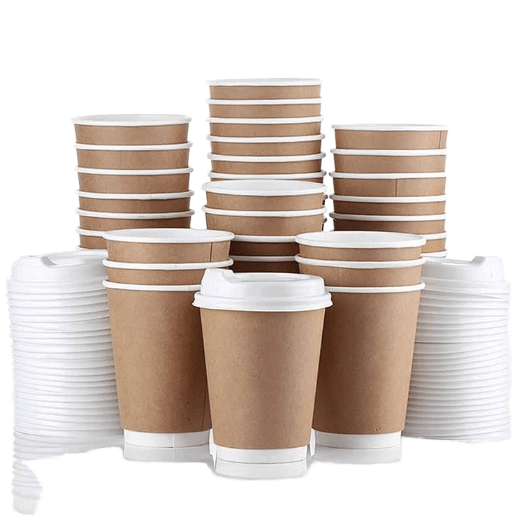 Individuelle doppelwandige Ripple-Kaffeebecher