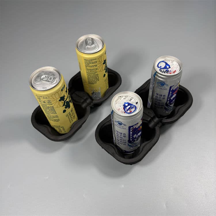 2-Tassen-Papier-Kaffeeträger mit Henkel 