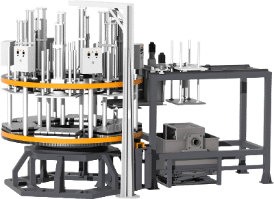 Máquina de moldeo rotativa