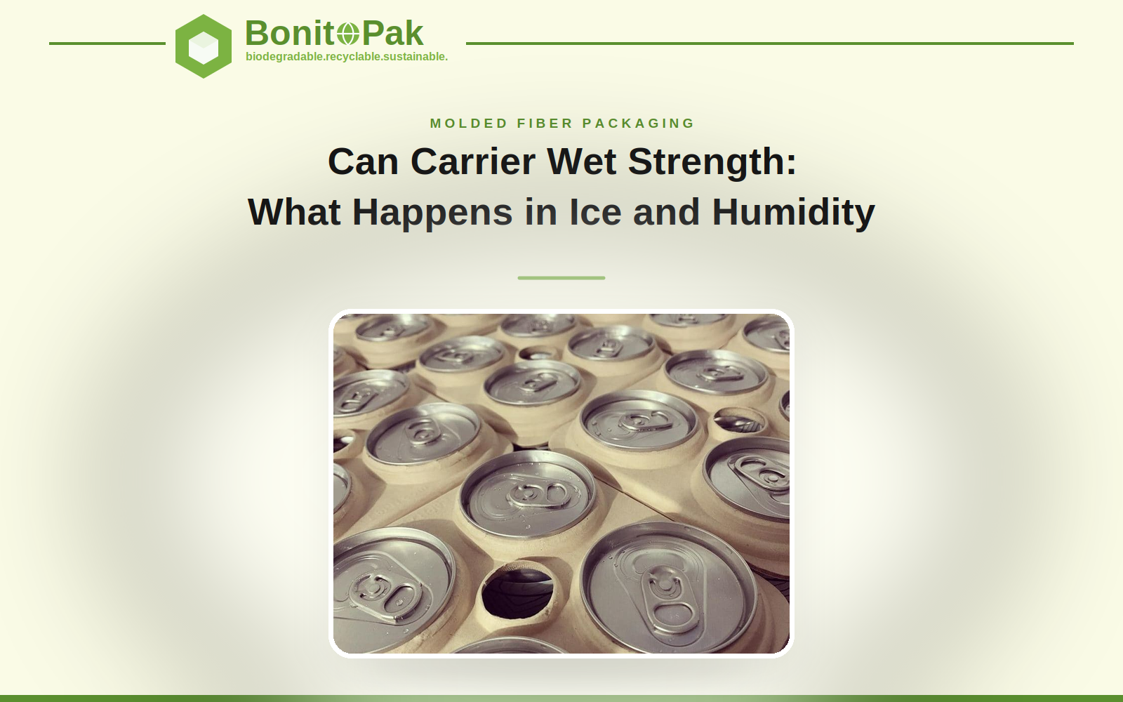 Can Carrier Wet Strength