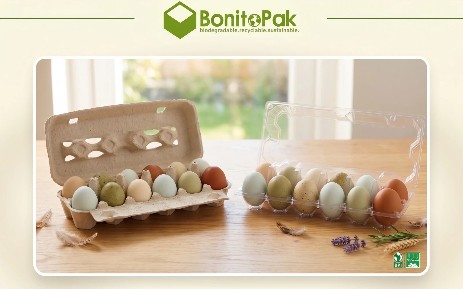 Molded Pulp vs Plastic Egg Cartons